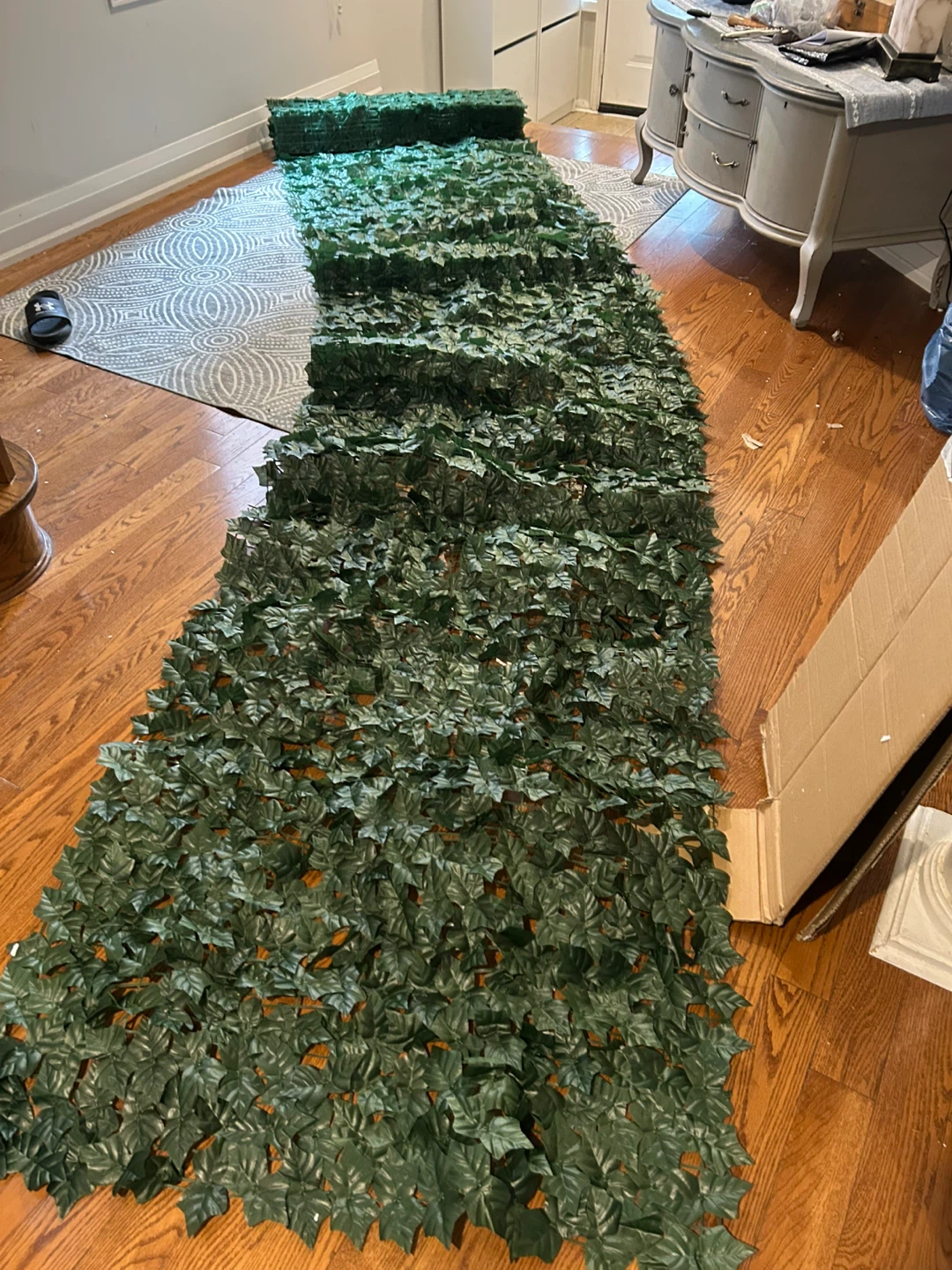 Artificial Ivy Leaf Screening Roll - photo 3