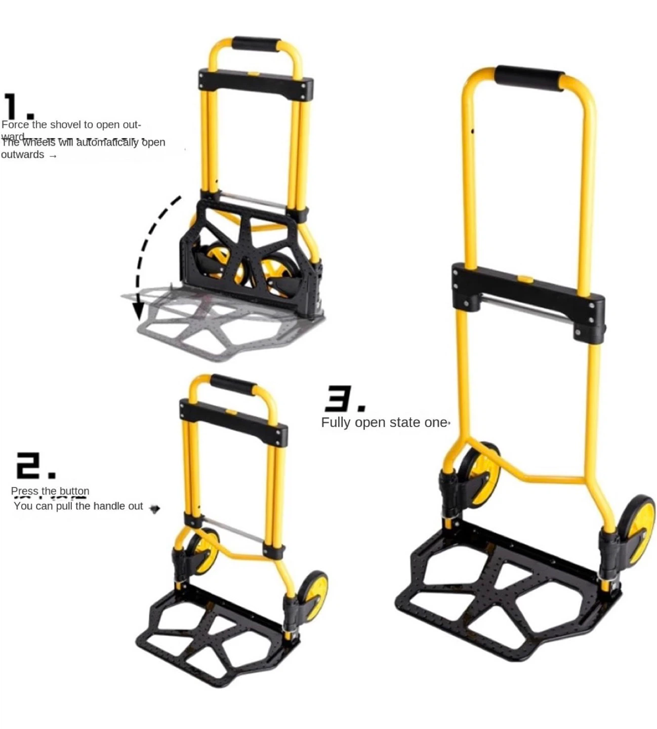 Gioventu Folding Hand Truck Dolly Cart - photo 3