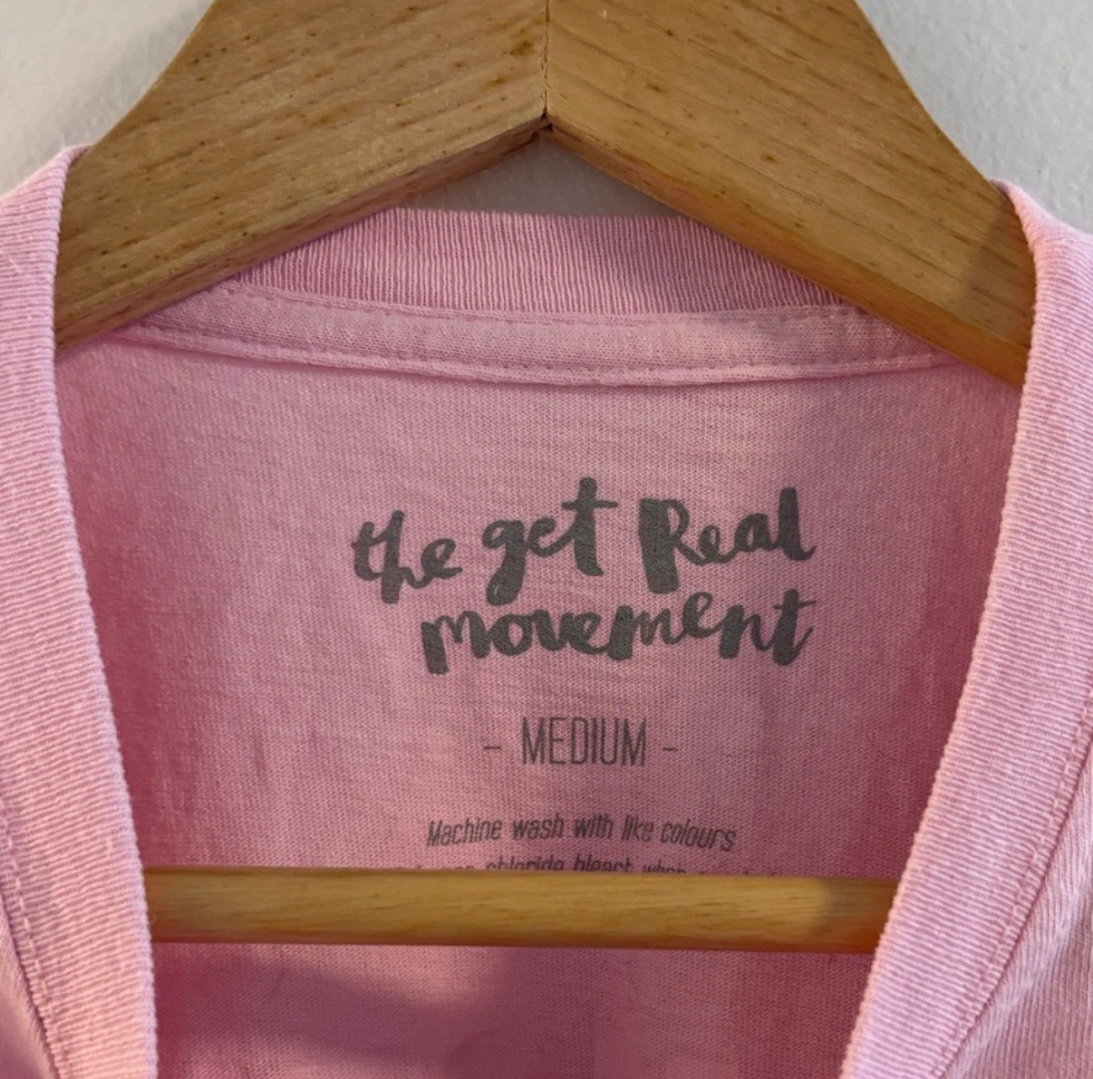 The Get Real Movement Pink T-Shirt - Medium - photo 2
