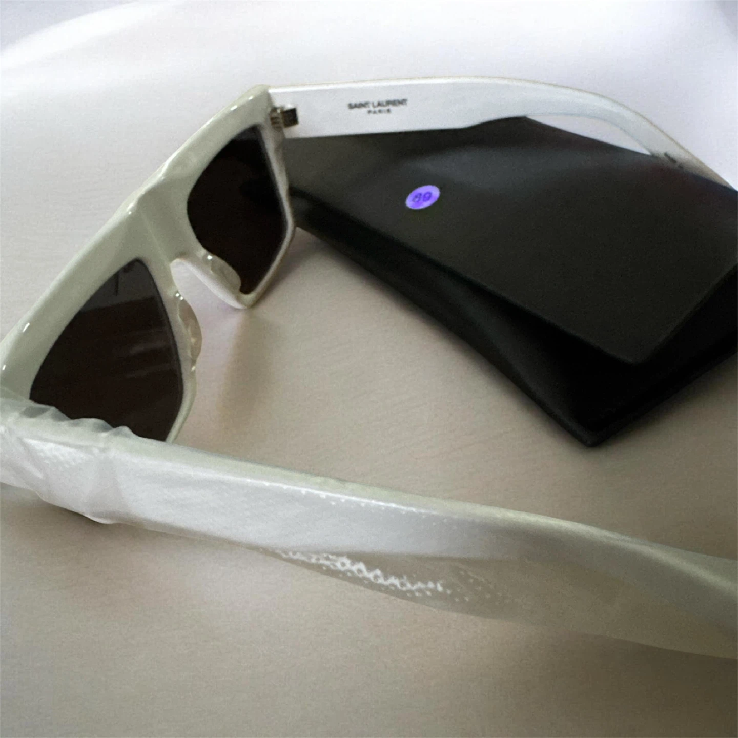 Saint Laurent Paris White Sunglasses
