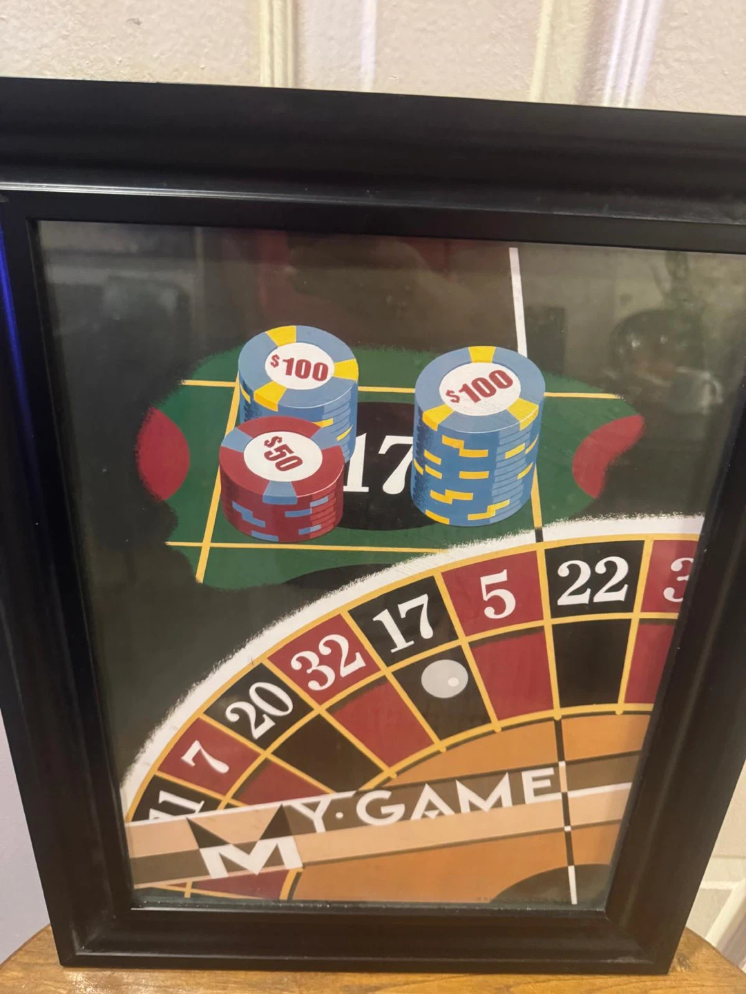 Framed "My Game" Roulette Art Print - photo 2
