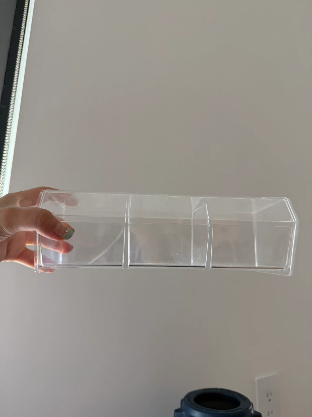 Clear Acrylic 3-Compartment Organizer - photo 3