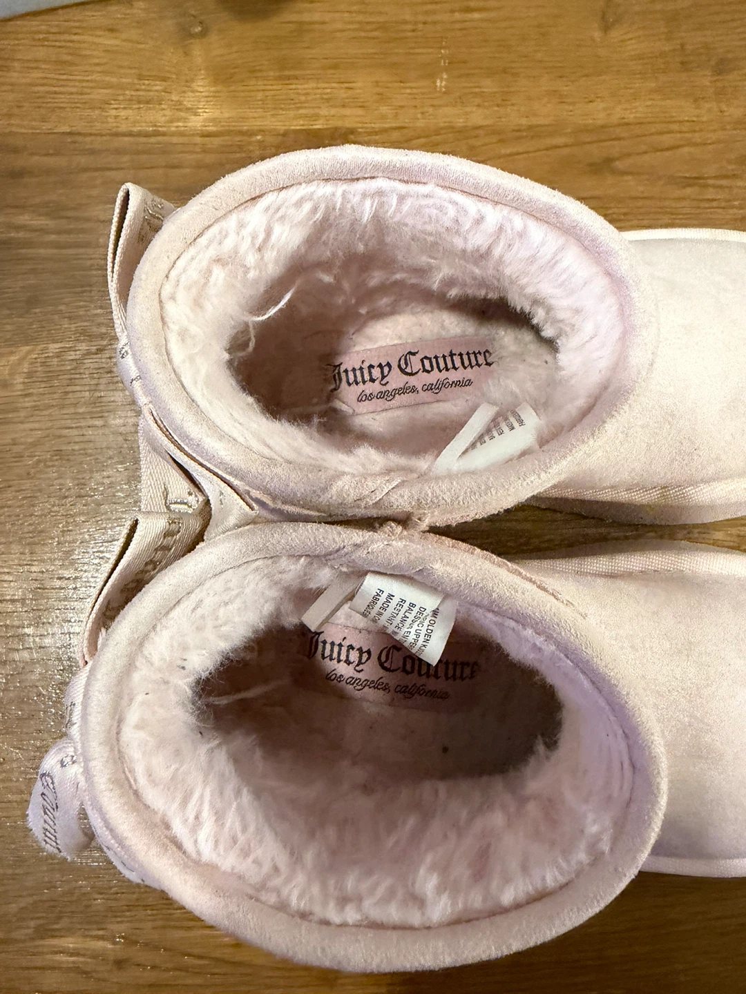 Juicy Couture Pink Suede Boots - photo 4