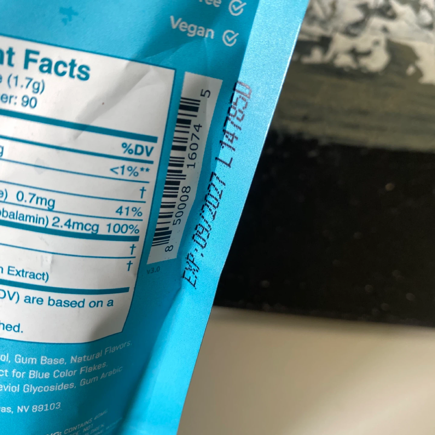 Neuro Caffeine Gum Energy & Focus Mega 90 pack Limited in Canada - photo 3
