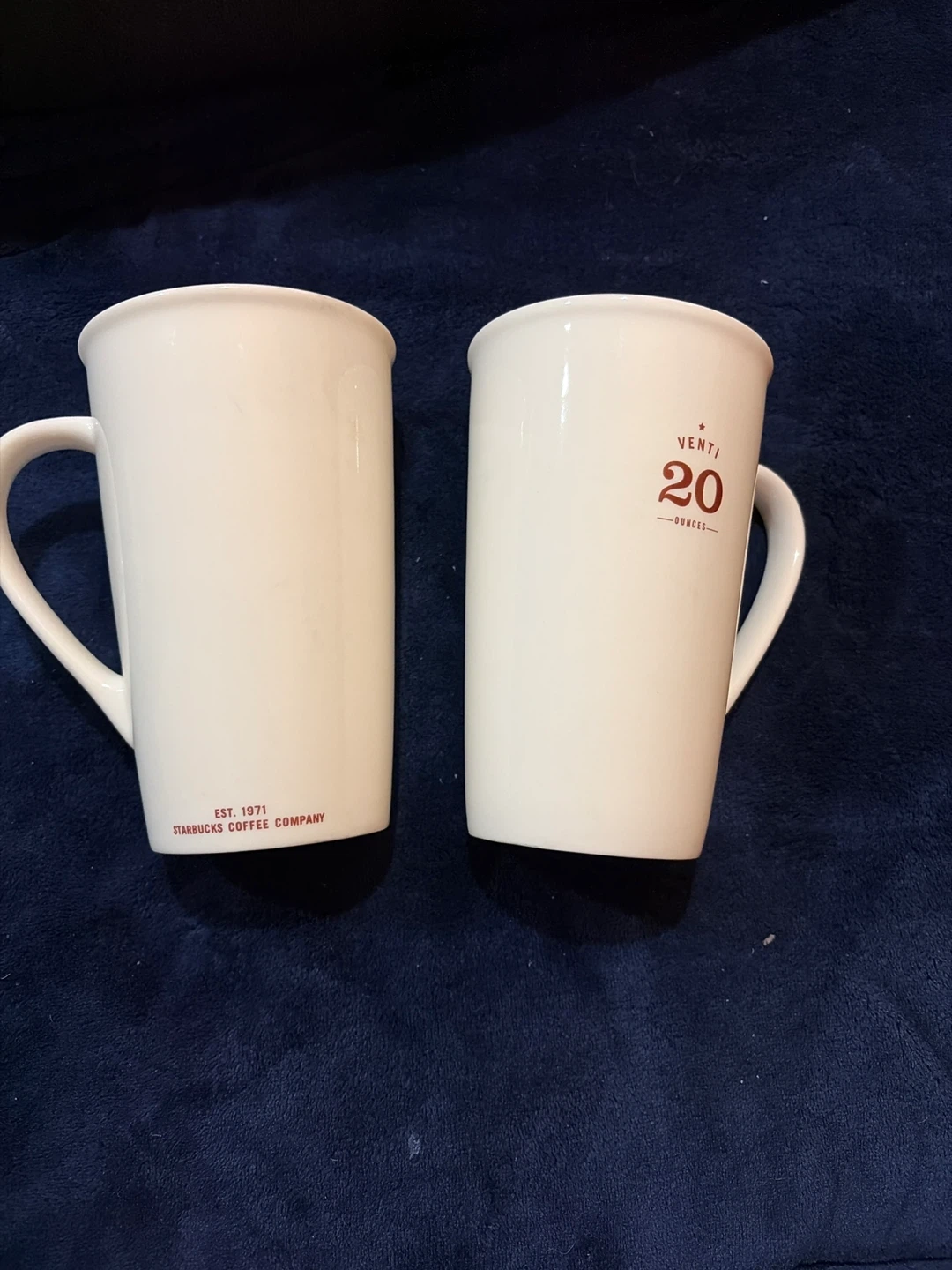 Starbucks Venti 20oz Mugs (Set of 2)