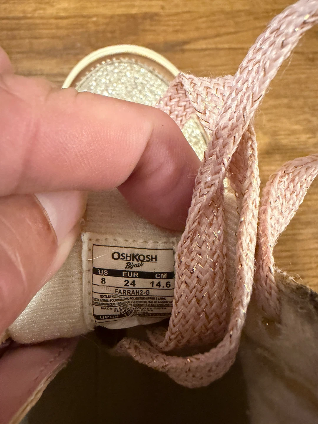 OshKosh B'gosh Glitter High-Top Sneakers - photo 4