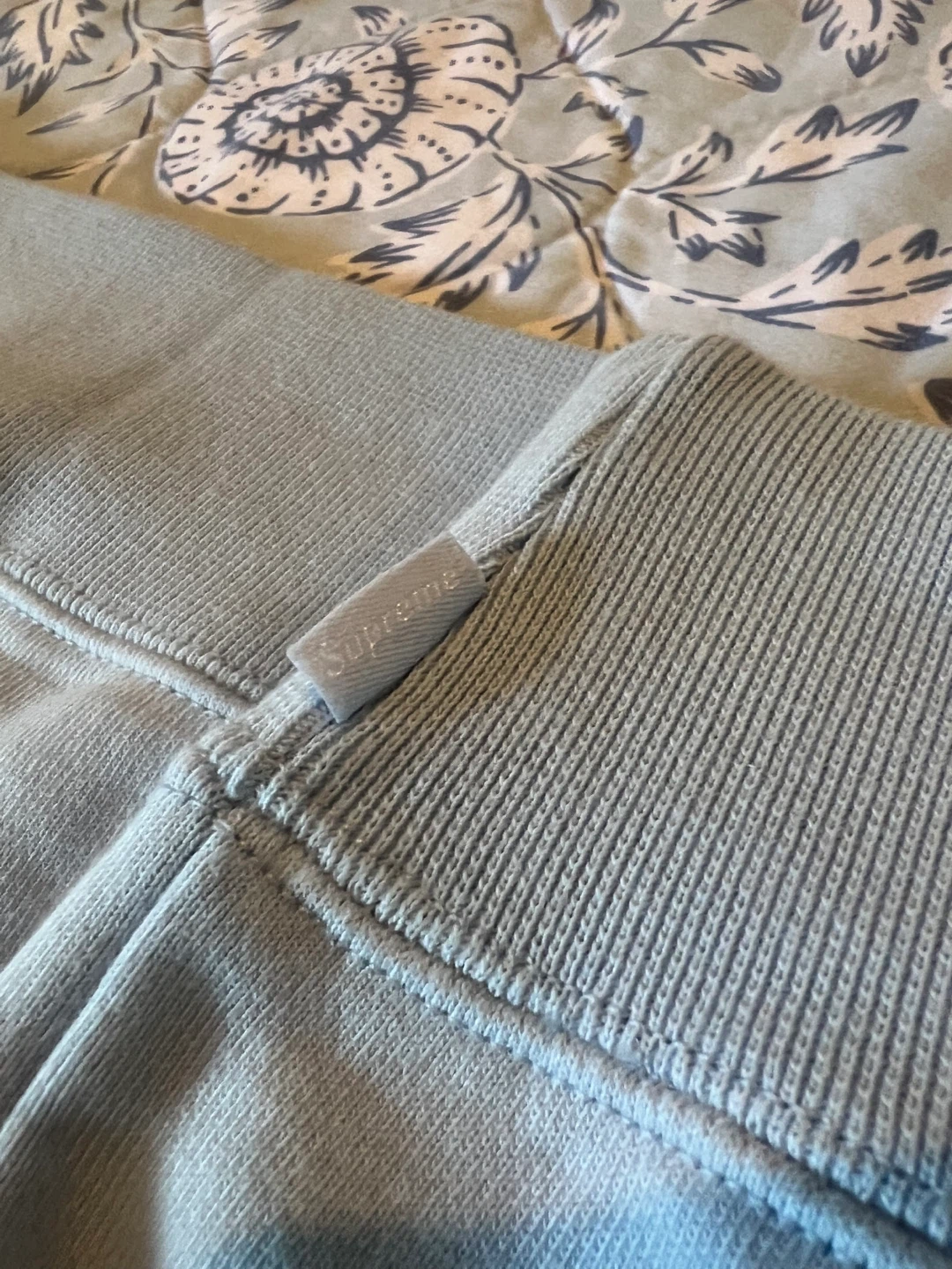 Supreme x Jordan Zip Up Hoodie ‘Light Blue’ - photo 5