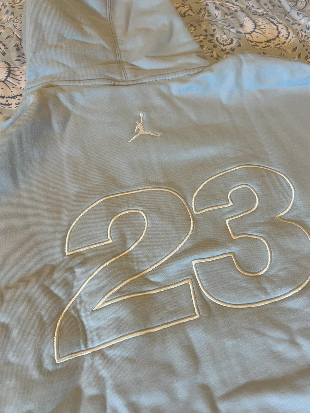 Supreme x Jordan Zip Up Hoodie ‘Light Blue’ - photo 4