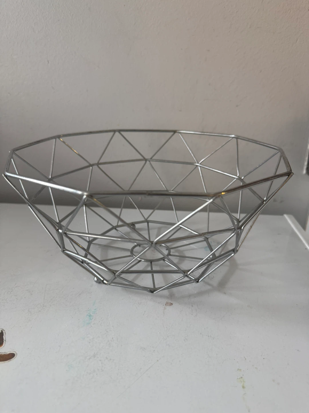 Geometric Wire Fruit Bowl - photo 2