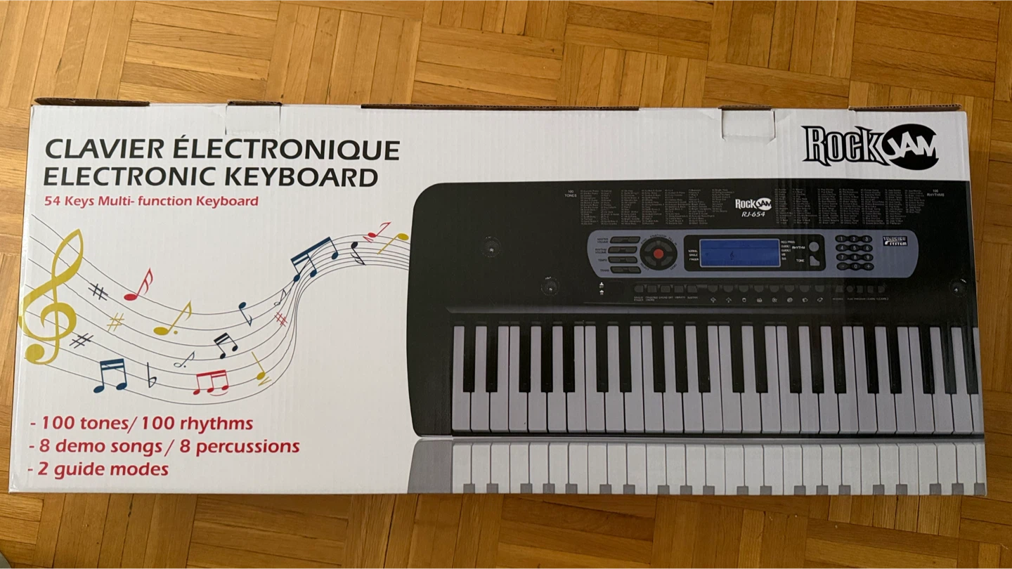 RockJam Electronic Keyboard 54 Keys RJ-654