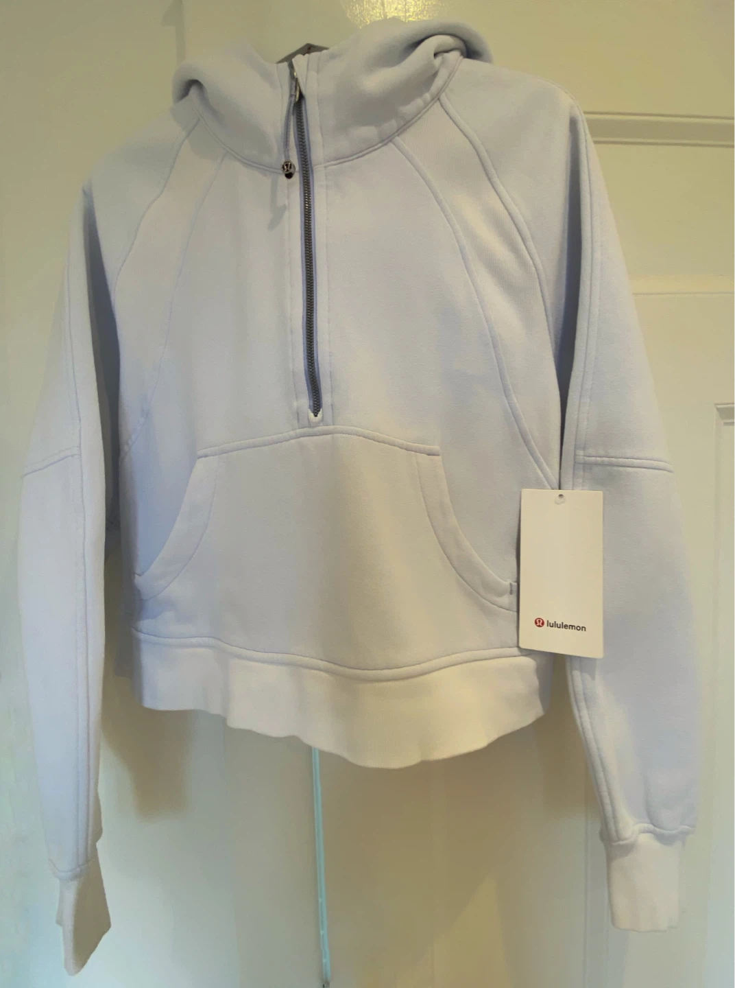 ⭐️Brand new tags on lululemon 1/2 zip Lavender hoodie⭐️ - photo 5