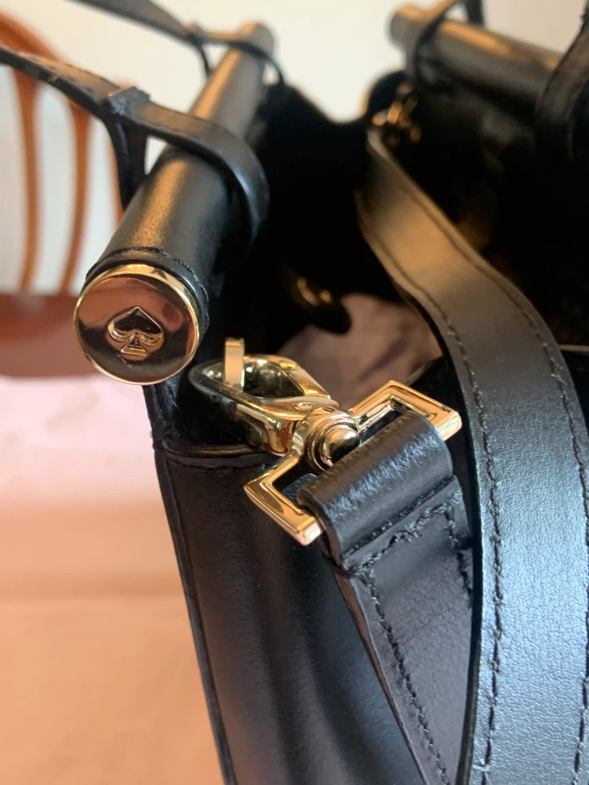 Kate Spade New York Black Leather Tote Bag - photo 3