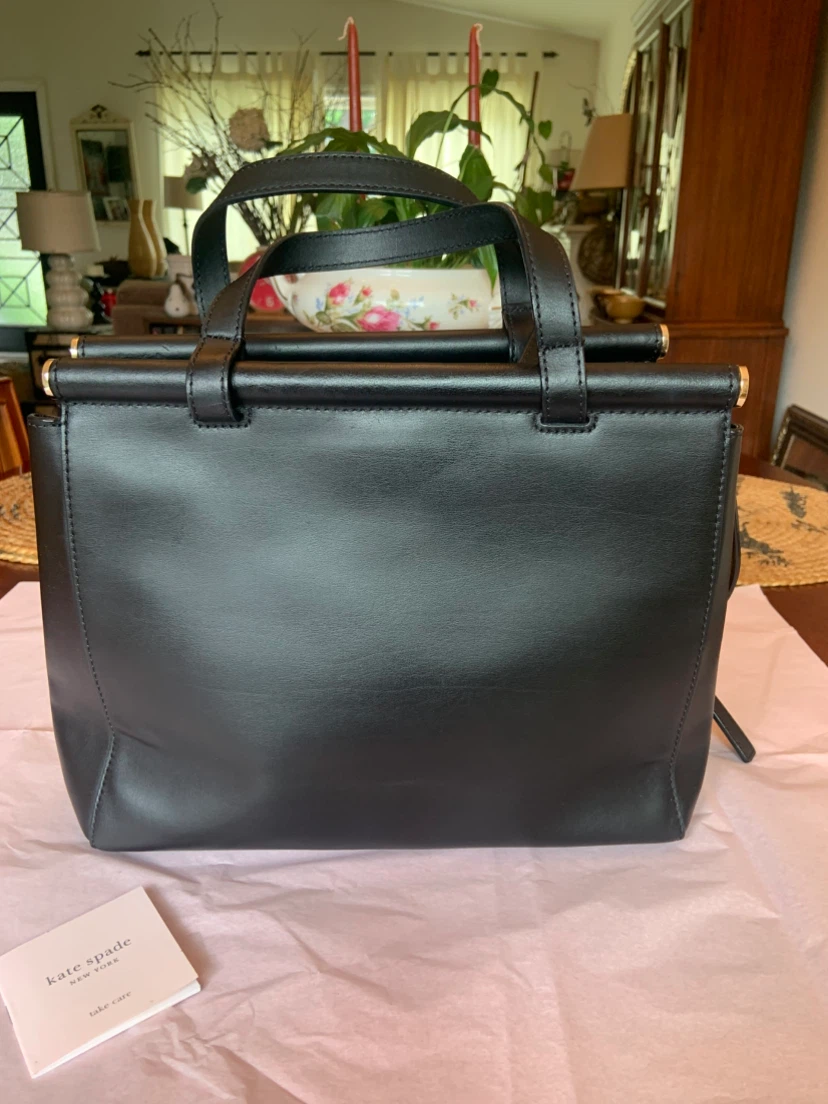 Kate Spade New York Black Leather Tote Bag - photo 5