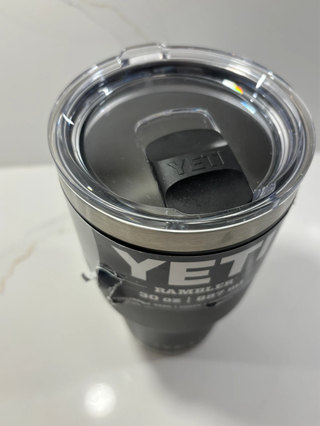 NEW YETI Rambler 30 oz Tumbler W/Magslider Lid, Black NEW - photo 3