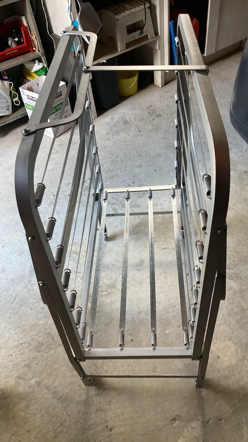 Metal Folding Bed Frame with Springs - photo 3