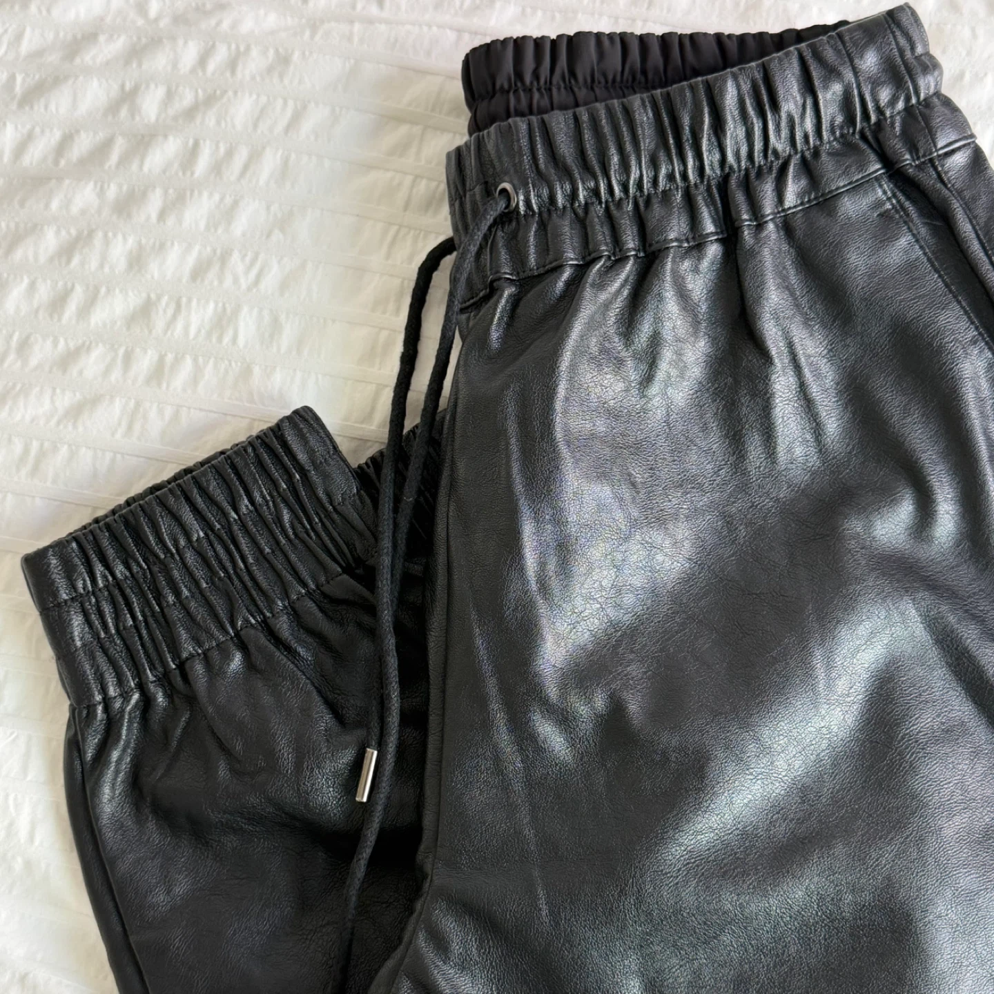 Dynamite Faux Leather Jogger Pants - photo 2