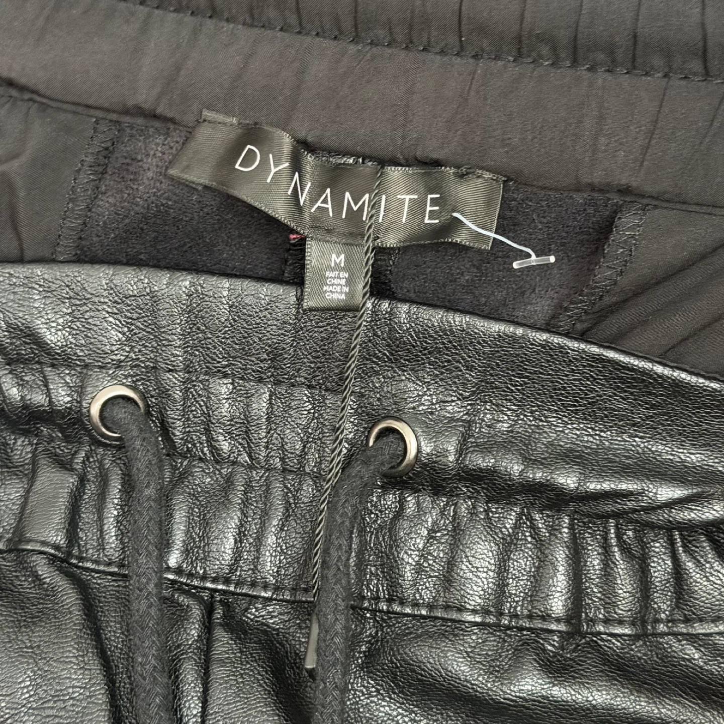 Dynamite Faux Leather Jogger Pants - photo 3