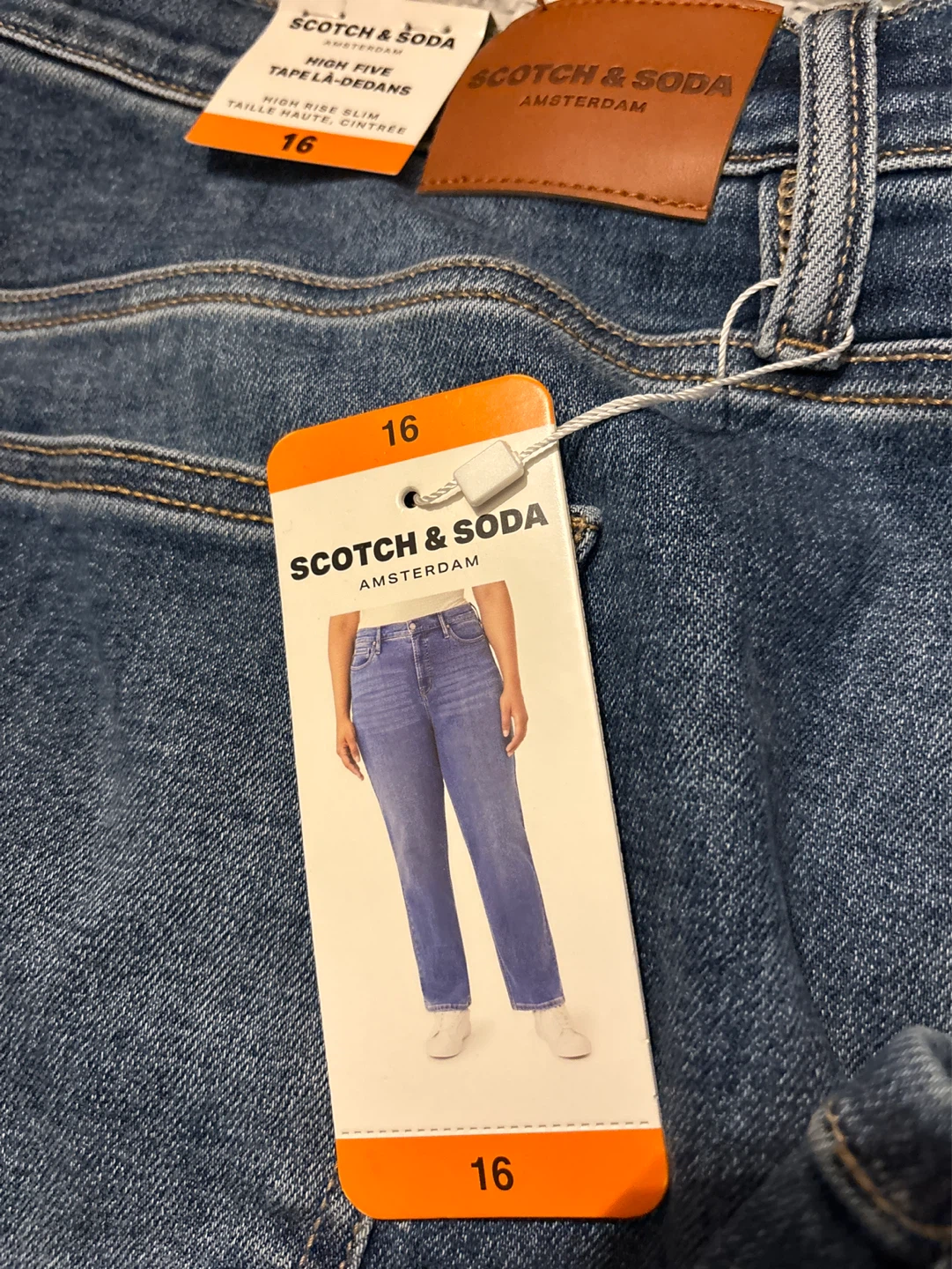 Scotch & Soda High Five Slim Jeans Size 16 - photo 3