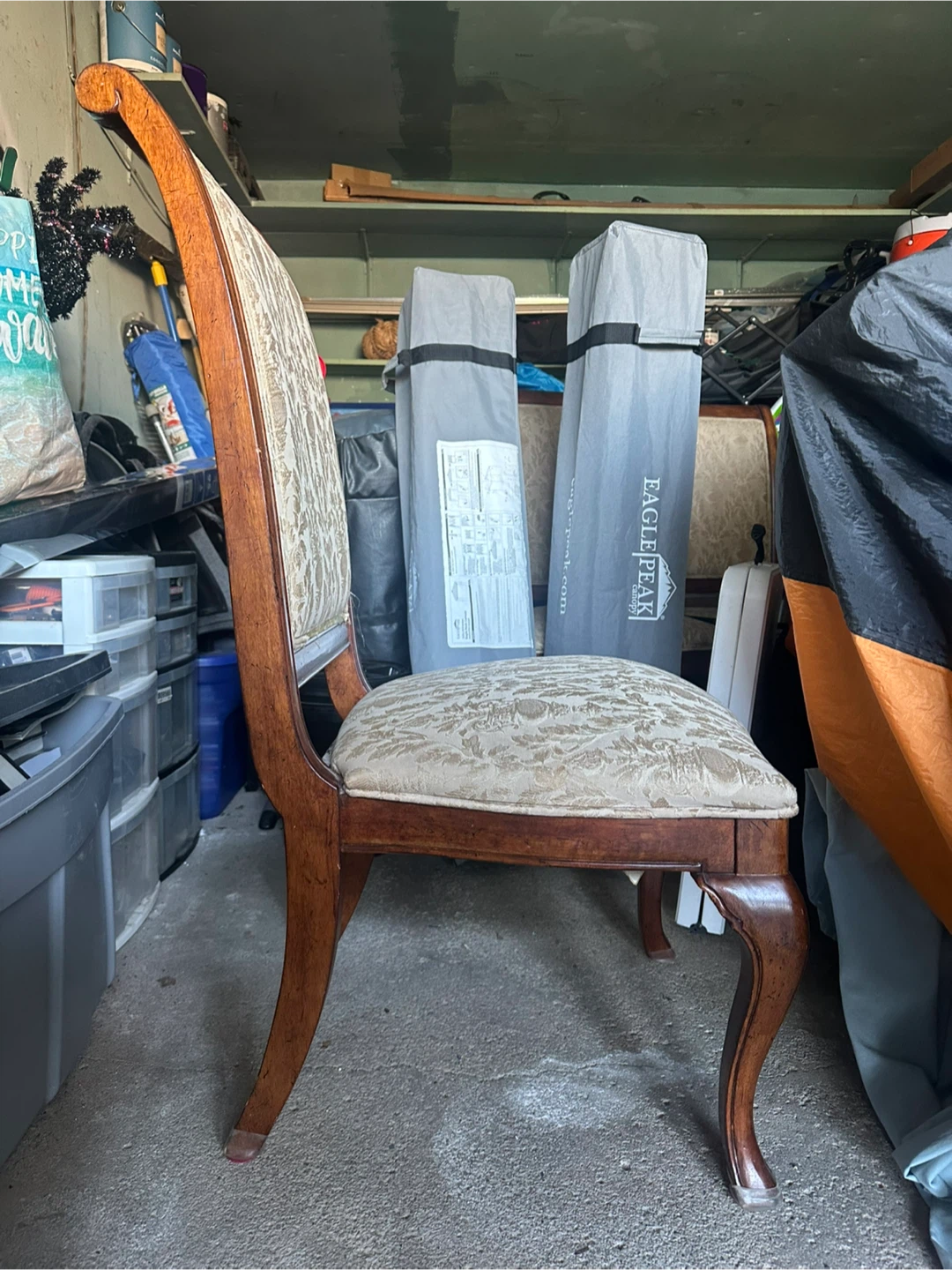Thomasville cherry wood Chairs with Upholstered Seat and Back - photo 2