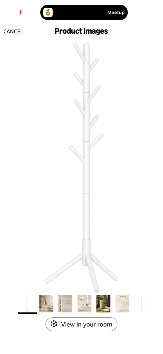 VASAGLE Coat Rack by SONGMICS HOME - White - photo 2