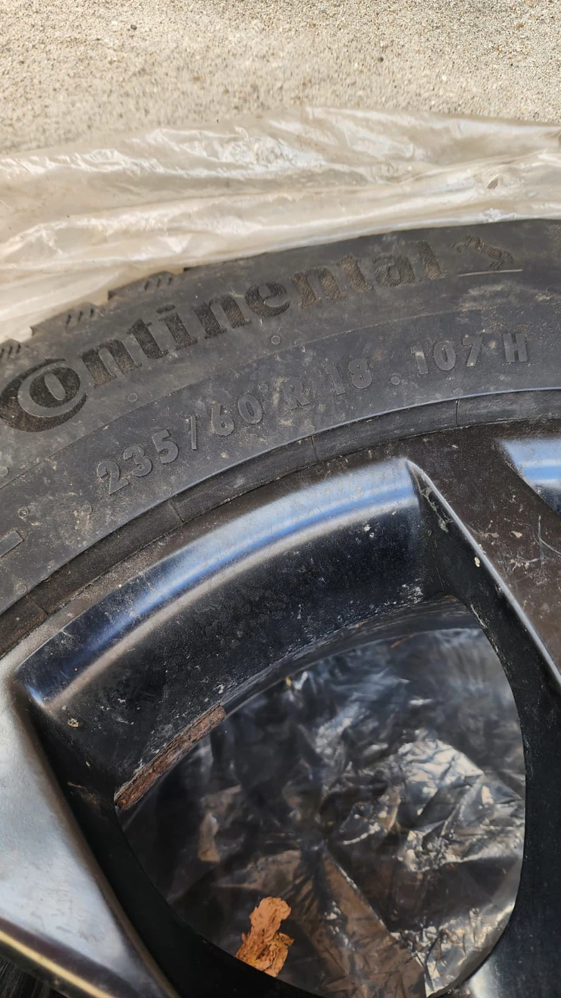🚗 Continental Winter Tires + 18” Black Rims - Set of 4 - photo 2