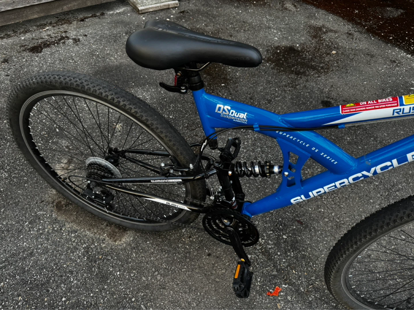 Blue Supercycle DS Dual Suspension Mountain Bike - photo 3
