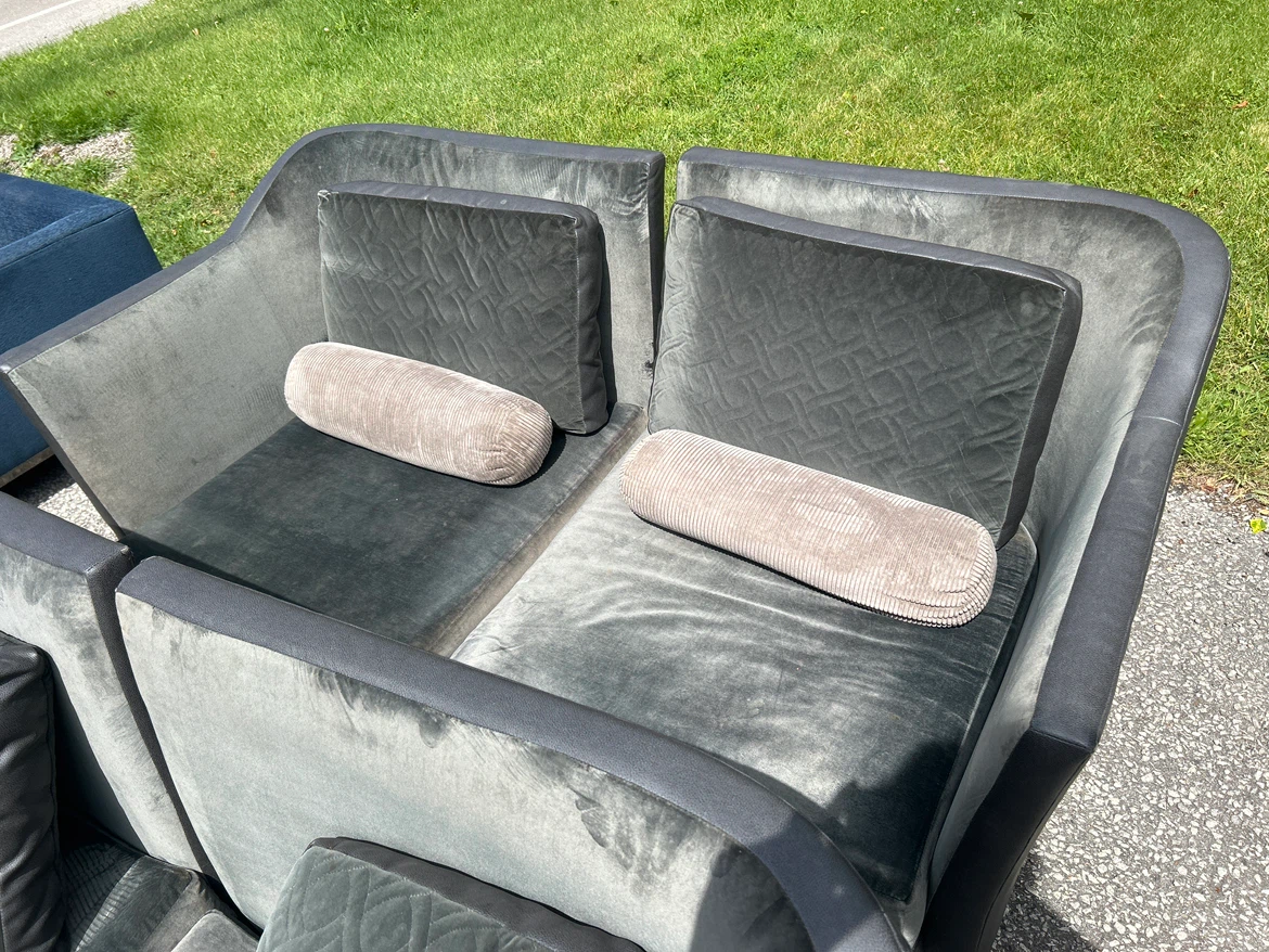 Modern Velvet Armchair Set - photo 2