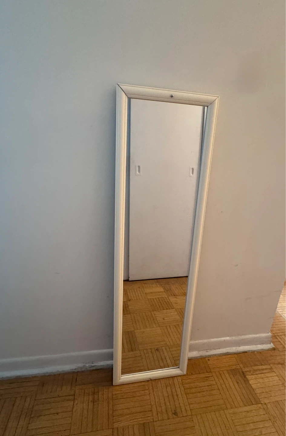 Cream Framed Full Length Mirror
