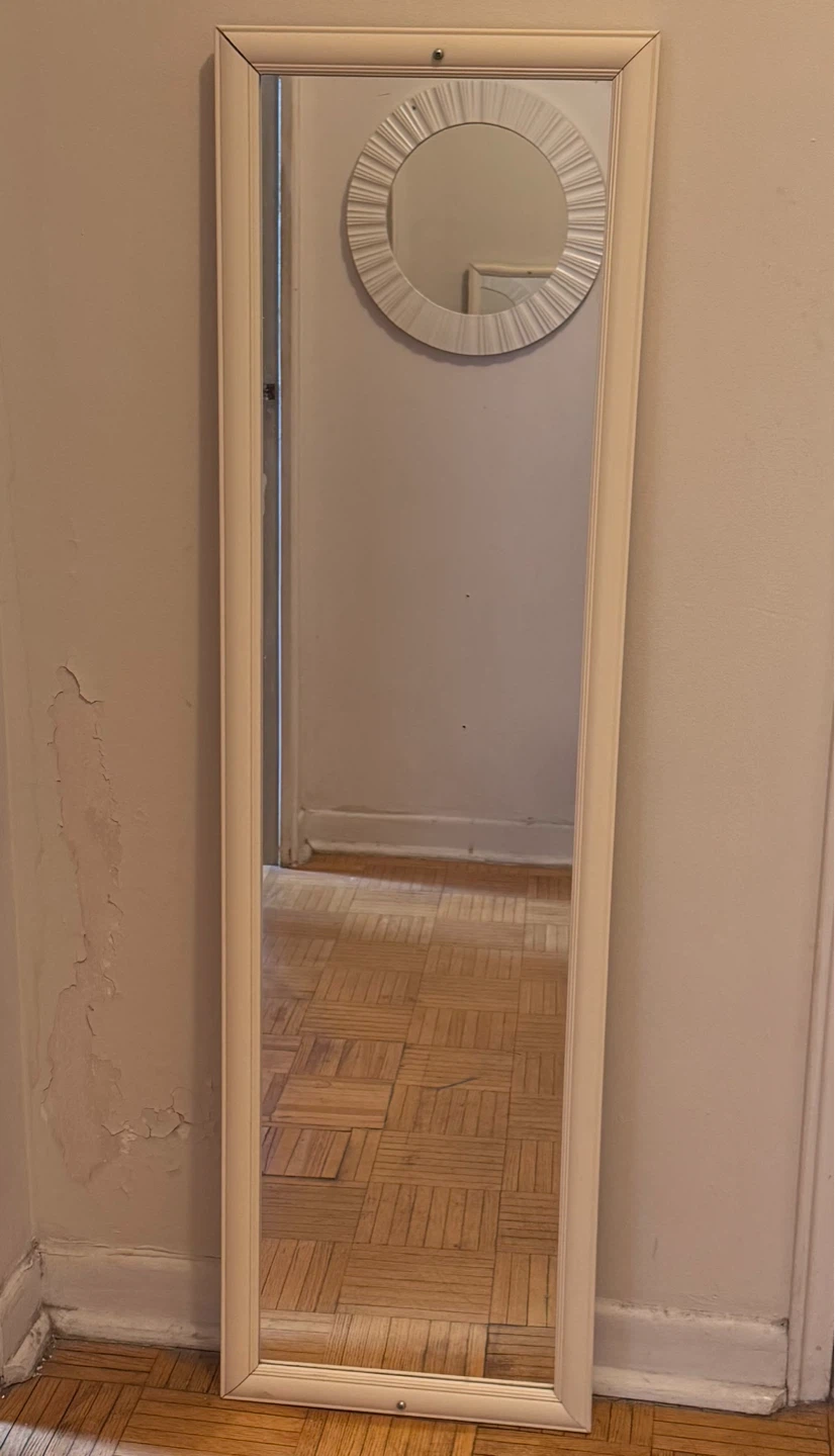 Cream Framed Full Length Mirror - photo 3