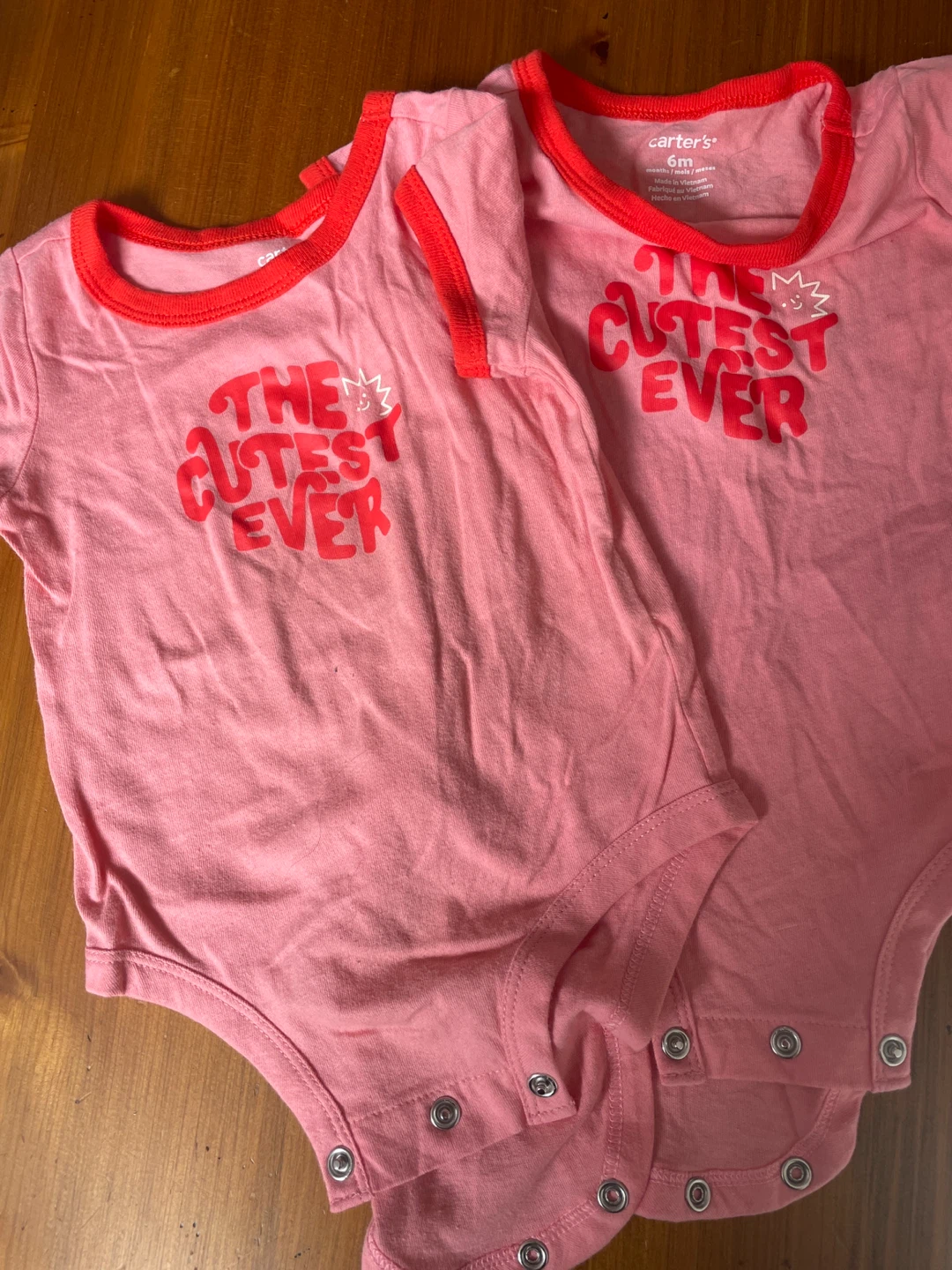 Carter's "The Cutest Ever" Bodysuits - 2 Pack