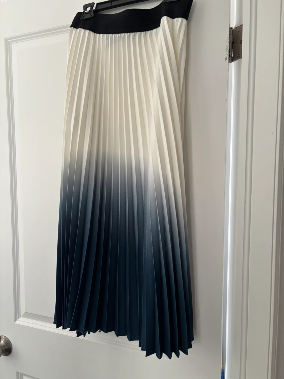 DKNY Midi Skirt - M/M - White/Blue