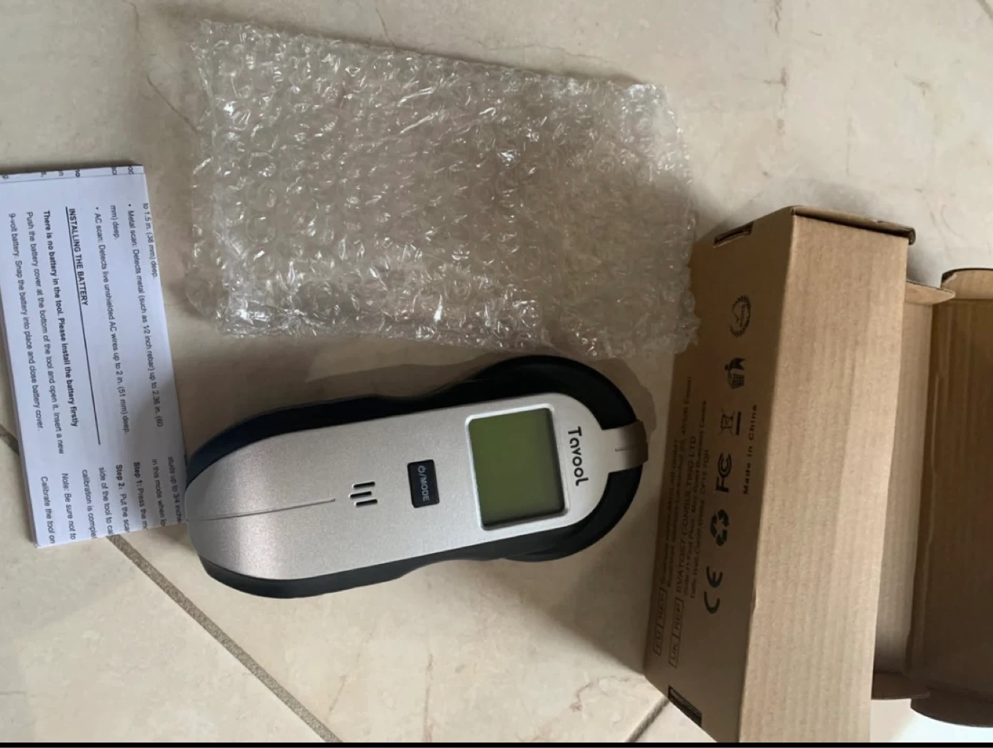 Tavool Stud Center Finder, Metal and AC Live Wire Detector