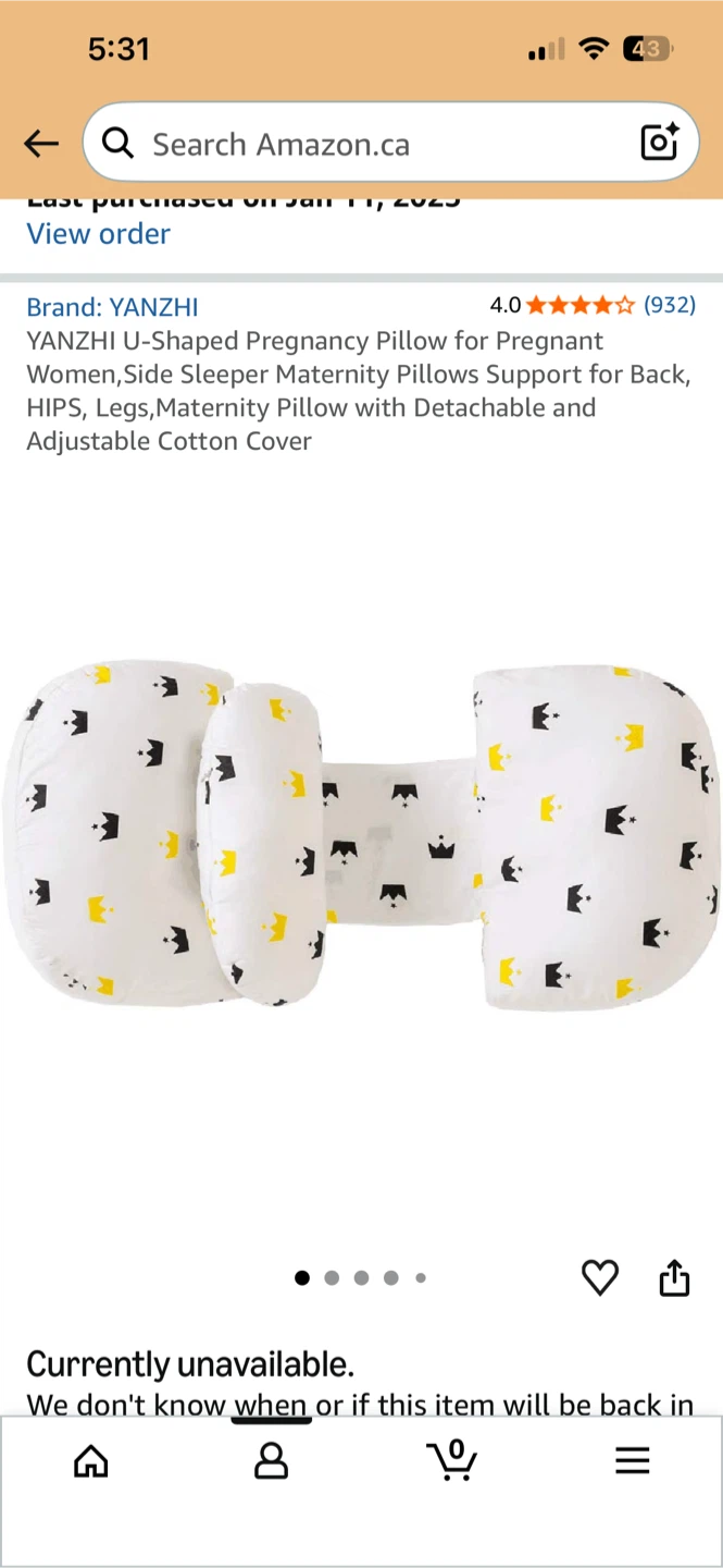 Pregnancy pillow