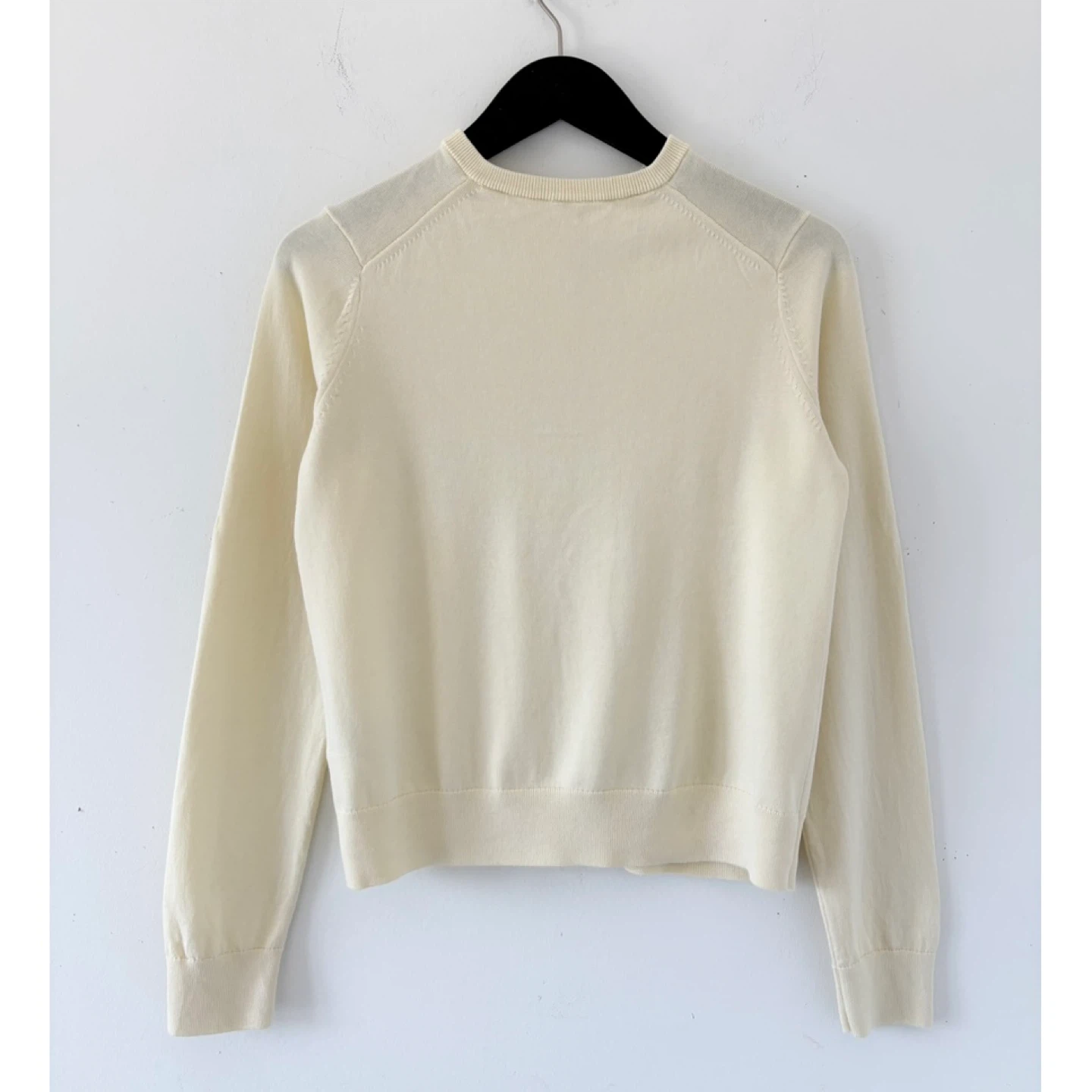 Uniqlo Cotton Blend Classic Crewneck Cardigan - photo 2
