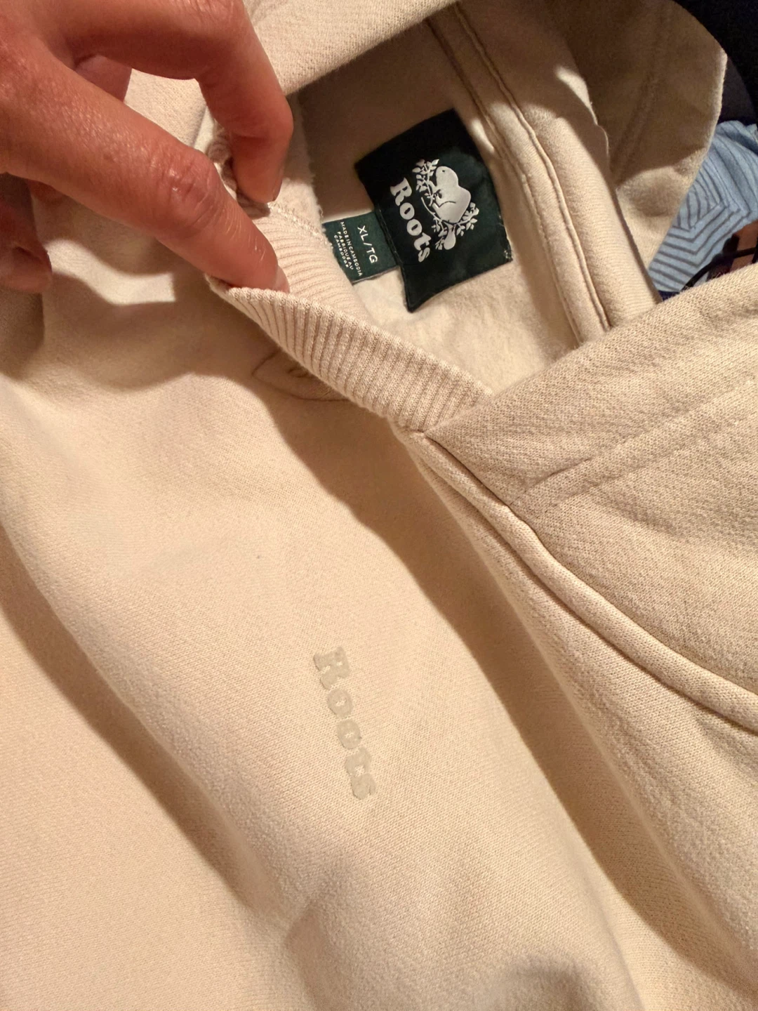 Roots Beige Hoodie XL/TG