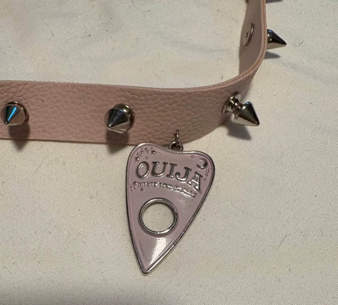 Pastel Goth Leather Ouija Choker - photo 2