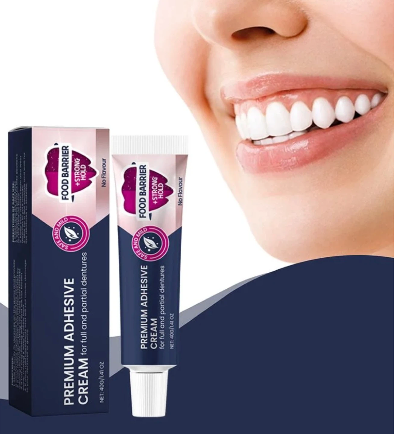 OralHoe Premium Denture Adhesive Cream - photo 3