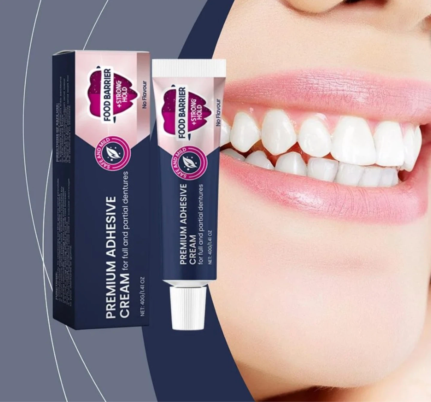OralHoe Premium Denture Adhesive Cream - photo 4