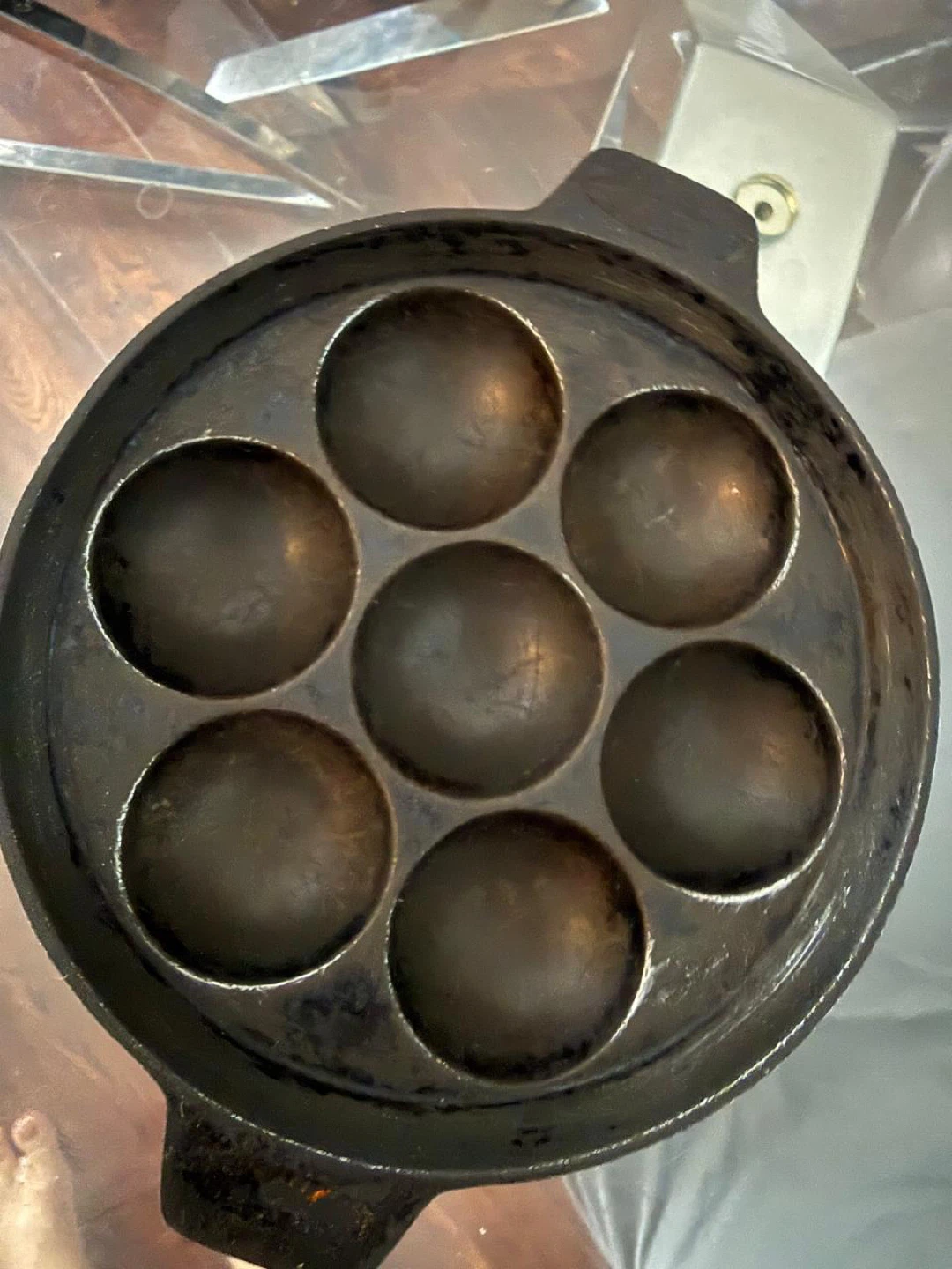 Cast Iron Aebleskiver Pan