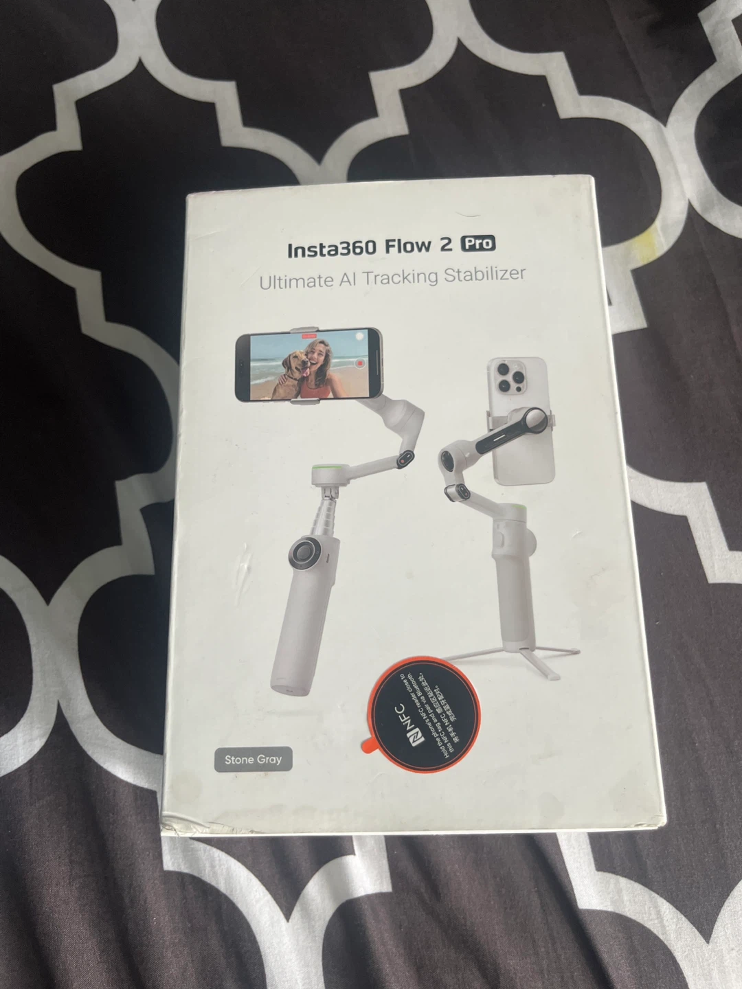 Insta360 Flow 2 Pro Ultimate AI Tracking Stabilizer Stone Gray