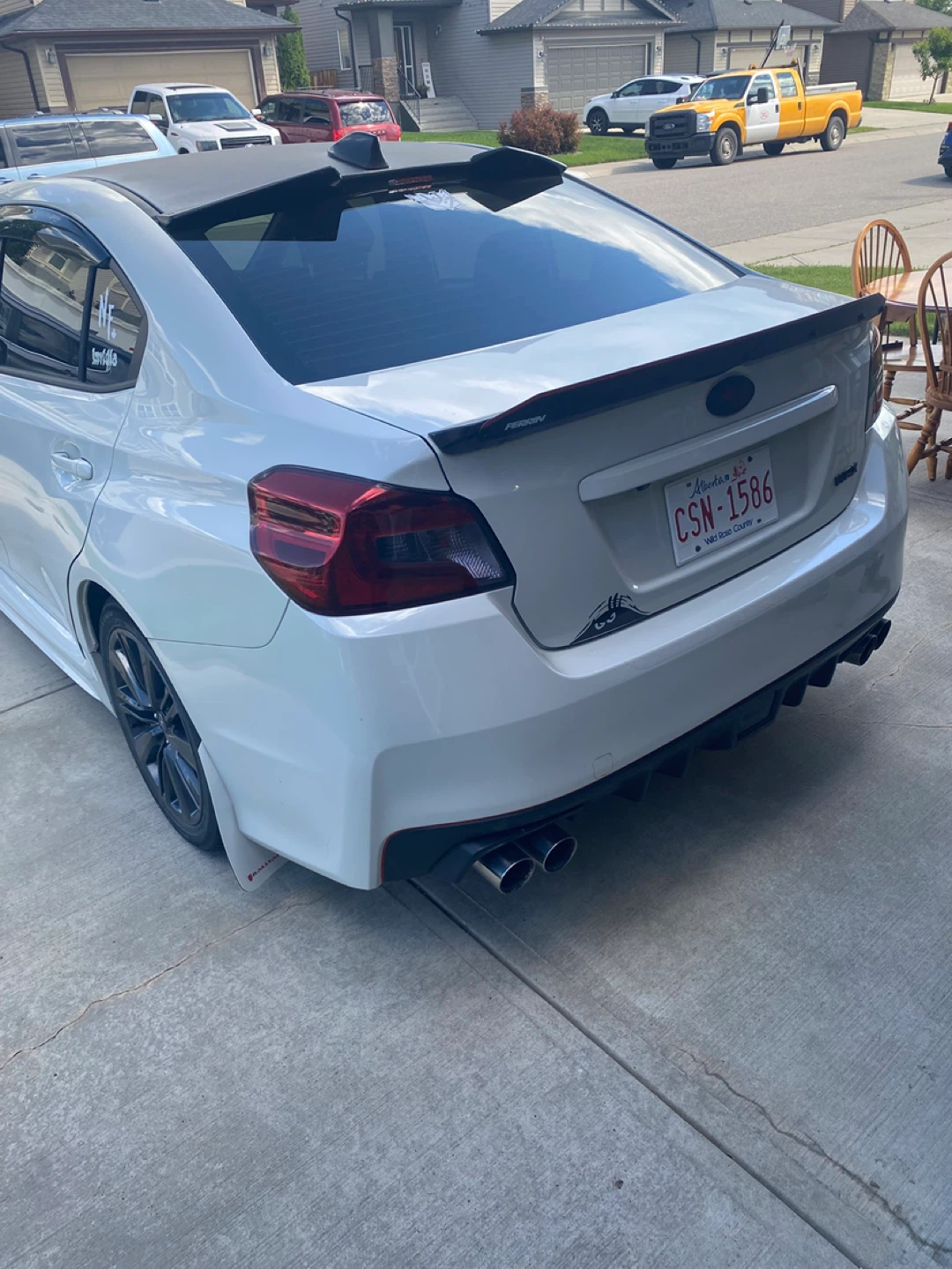 White modded Subaru WRX (details in description) - photo 2