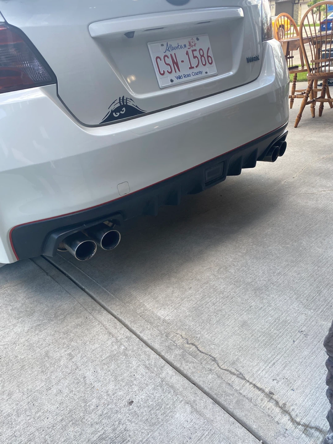 White modded Subaru WRX (details in description) - photo 3