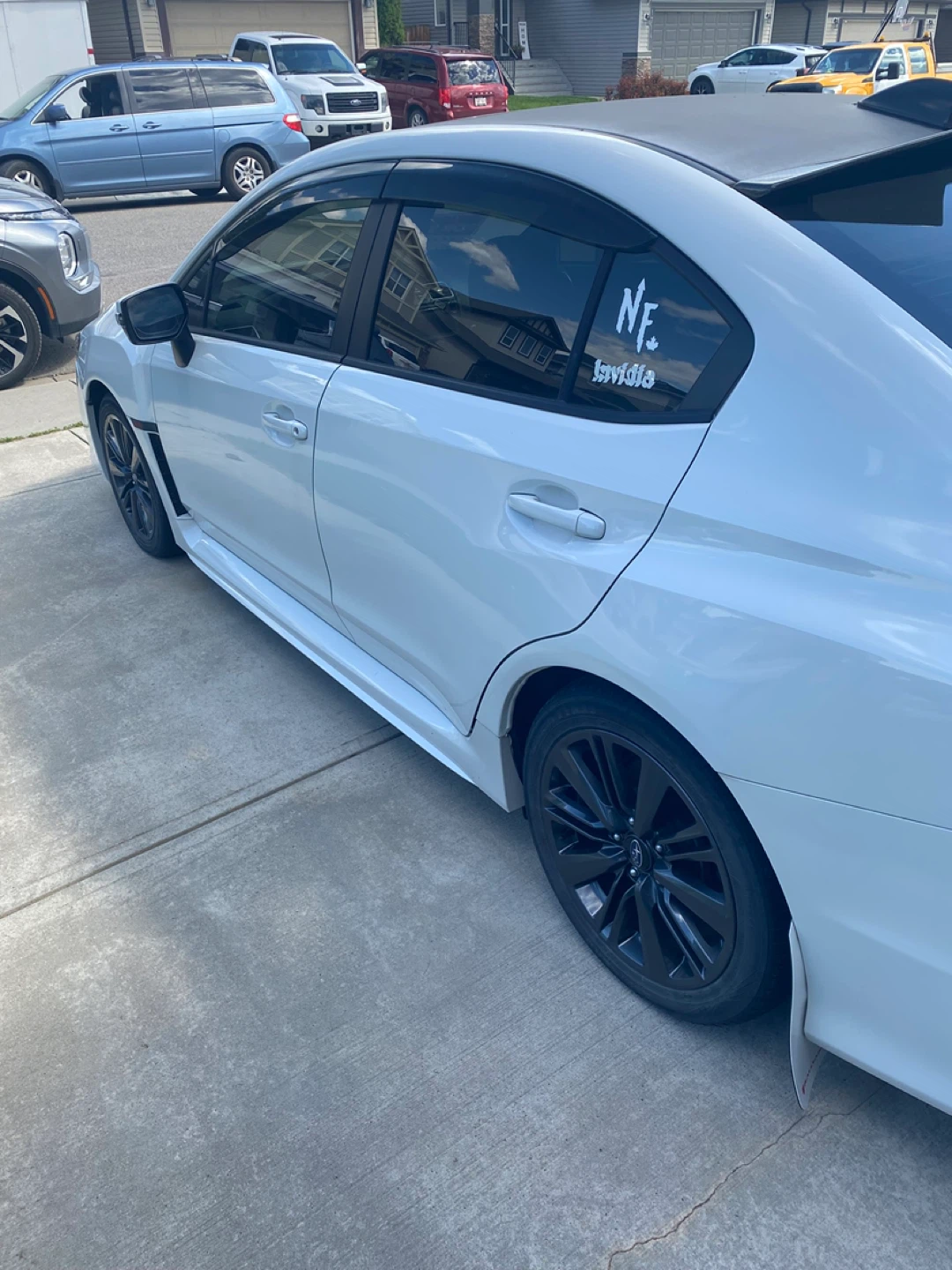 White modded Subaru WRX (details in description) - photo 4