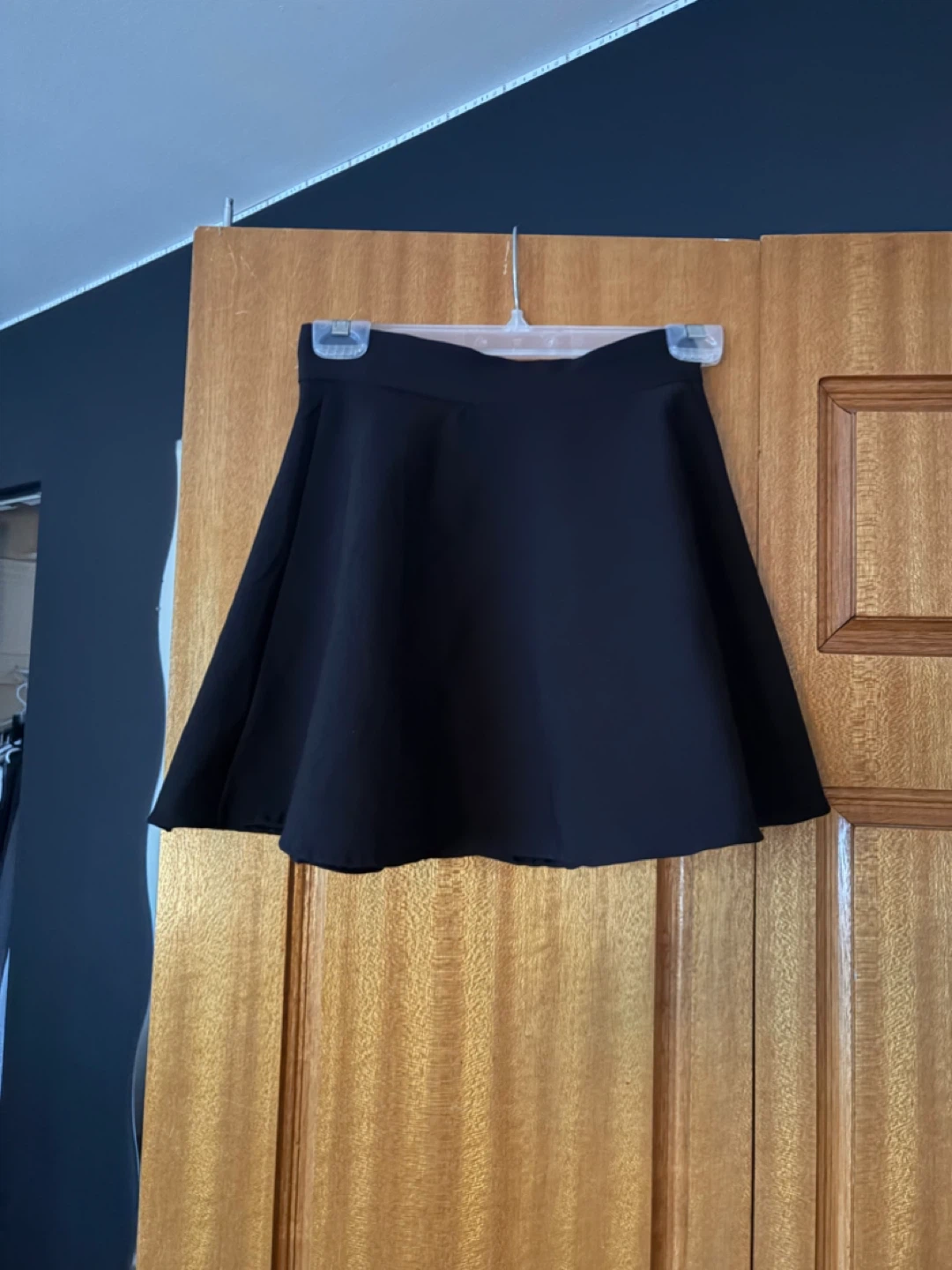 Black A-line Skirt