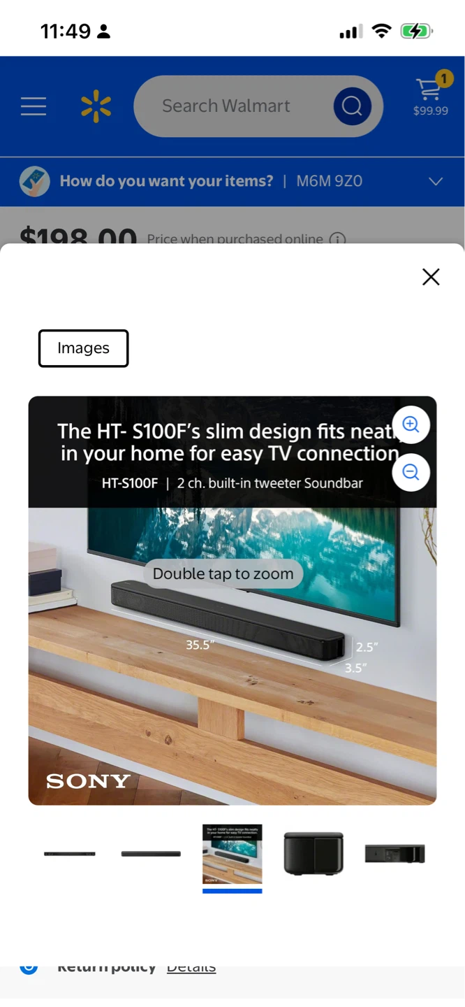 New Sony HT-S100F 2-Channel Soundbar - photo 3