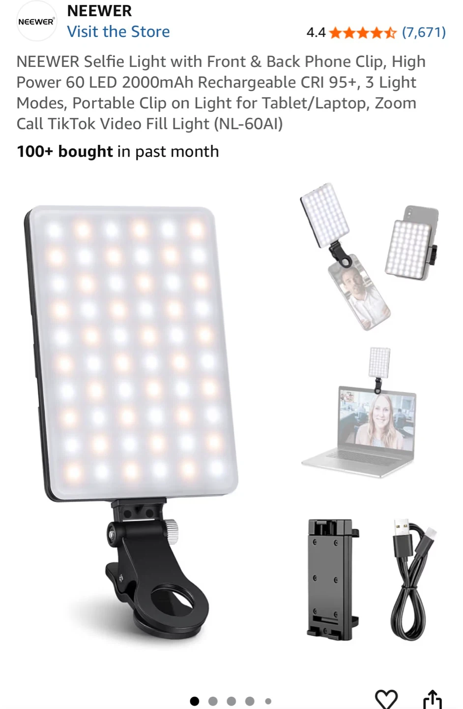 NEEWER Selfie Light - photo 2