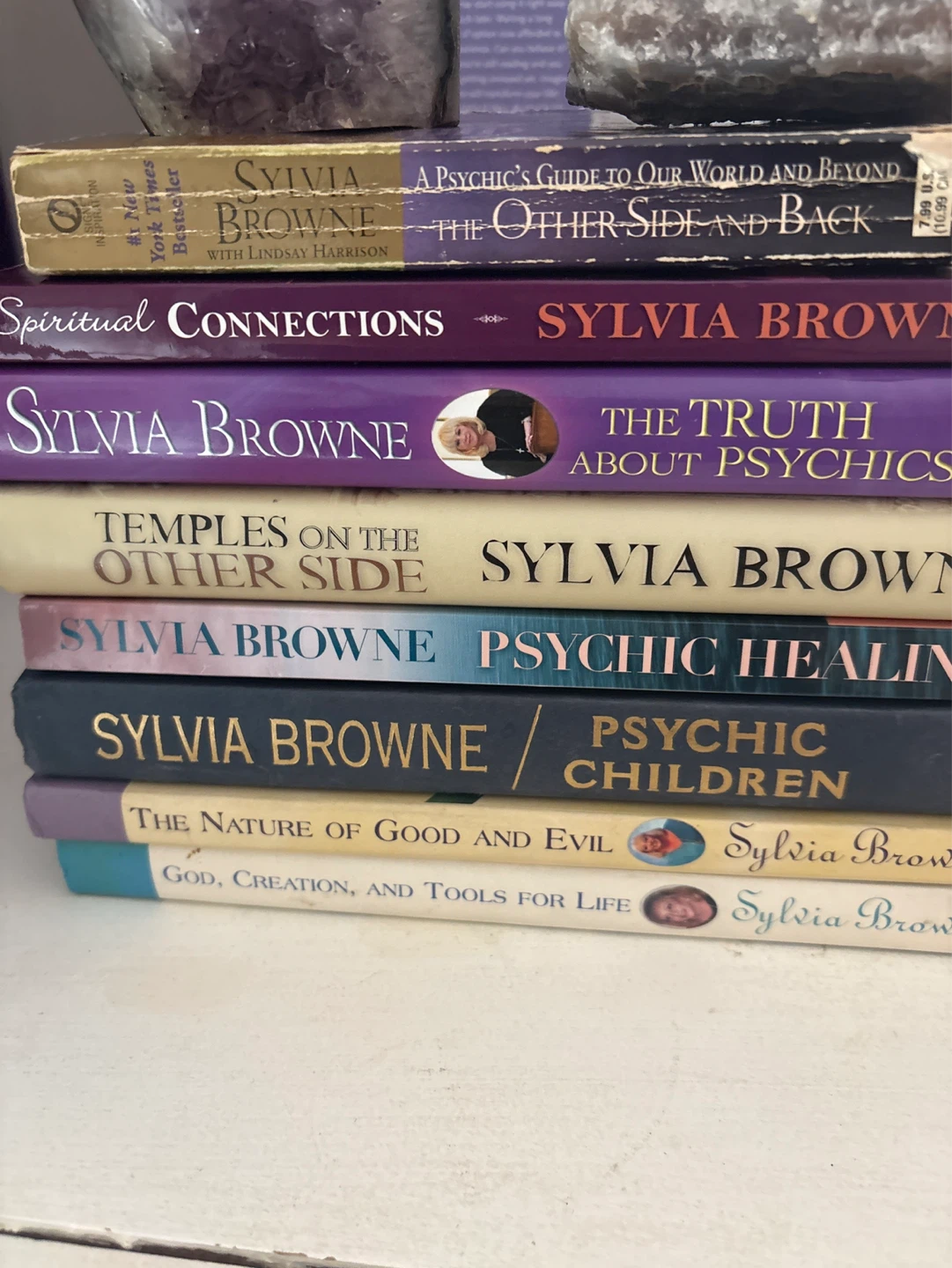Stack of Sylvia Browne Books - photo 3