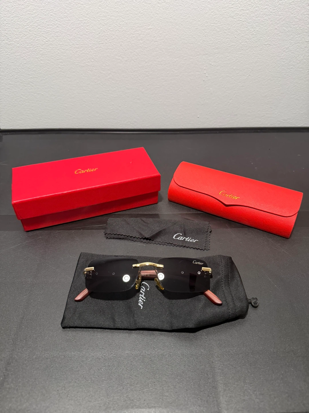Cartier Rimless Sunglasses