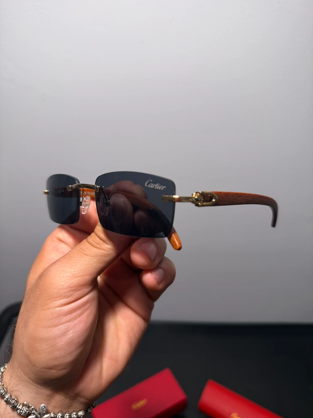 Cartier Rimless Sunglasses - photo 3