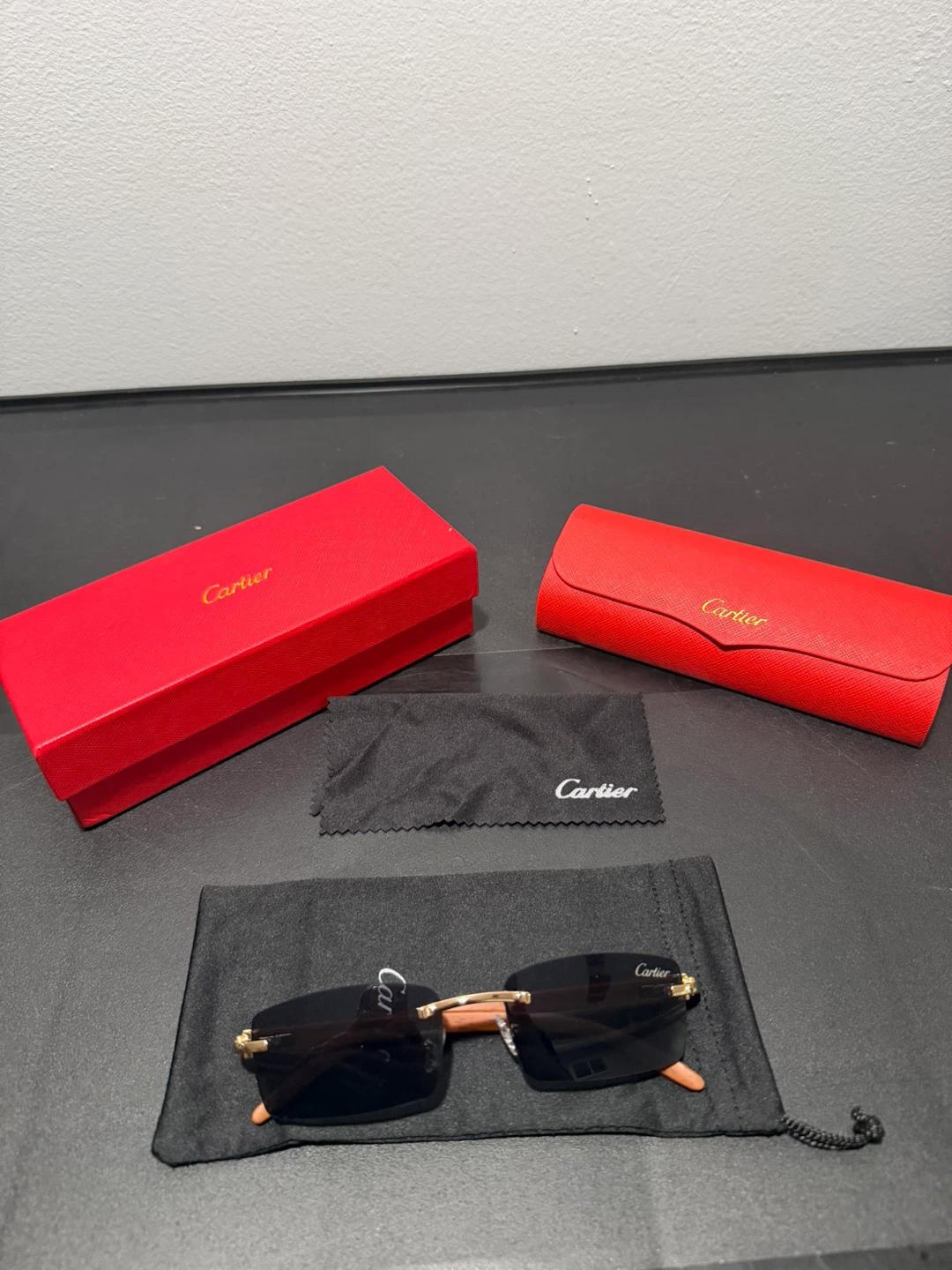 Cartier Rimless Sunglasses